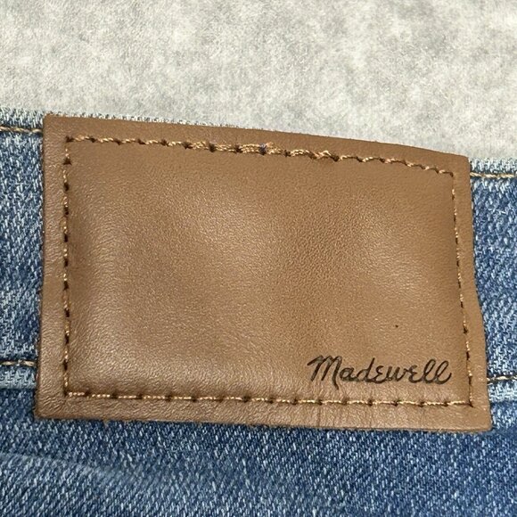 Madewell Size 25 10” High Rise Skinny Dewitt Wash Edition Button Front MA981 - Picture 5 of 13